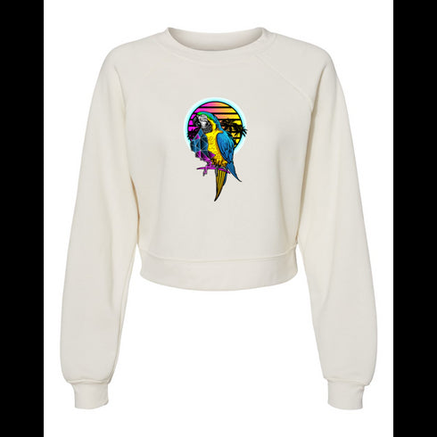 Colorful parrot Bella canvas hoodie 7505
